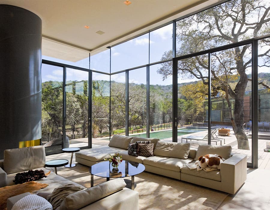 Остекление загородных домов и коттеджей